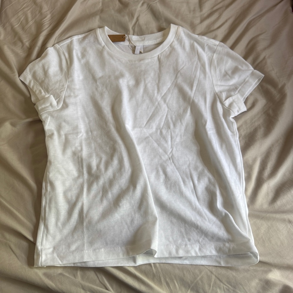 SKIMS White Crewneck Tee with Tag